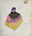 Alexandre Zinoview (1889 - 1977), technique mixte, Costume pour les Folies Bergère.
