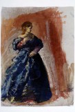 Luigi Samaritani, technique mixte, Costume pour "Lorenzaccio" d'Alfred de Musset.