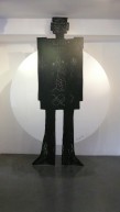 Bernard Quentin, "Homo 2008", Exécutée en 2008, Tôle perforée, 195 x 272 cm