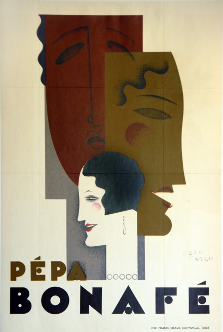 Jean Carlu, estampe pour "Pépa Bonafé" vers 1926.