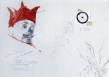 CHAMBAS, Le bonnet du fou, Technique mixte, 2011, 29,5 x 42 cm
