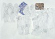 CHAMBAS, Fanfare pour un harem, calque préparatoire, 2011, 29,5 x 42 cm
