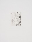 Jean-Michel Albérola Avec la main gauche , ͢ 1992 Pointe sèche, aquatinte, eau-forte et vernis mou datée, mentionnée “H.C.” et “A. FECIT” 31,5 x 41 cm