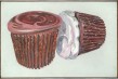 Don Nice Cupcakes, 1963 Huile sur toile 30,4 x 45,7 cm