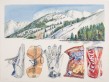 Don Nice Winter Predella, 1990 Aquarelle 57,5 x 74,4 cm