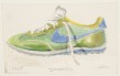 Don Nice Sneaker, 1968 Aquarelle 20 x 31,25 cm