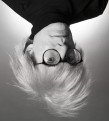 Christopher Makos, Andy upside down with glasses, 1986, 27,9 x 35,5 cm