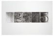Jasper Johns, Epreuve rayée pour Hatching, 1978 Aquatinte et pointe sèche (5 épreuves réunis) datée et signée de Foirades / Fizzles. Edition 3/3 Atelier A. et P. Crommelynck 105,7 x 76,5 cm © Jasper Johns / ADAGP, Paris, 2014