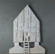 Jean Feldman Maison-Totem 7, 2015 Carton et acrylique 124 x 123 cm