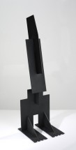 Jean Feldman Totem Edition 1 E A Acier et laque noire mat 60 cm