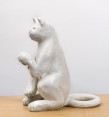 Isao, "Chat de la fortune", 2007, céramique, 31,5 x 28 x 14,5 cm