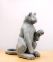 Isao, "Chat de la fortune", 2007, bronze, 31,5 x 28 x 14,5 cm