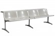 Friso Kramer Double Banquette, 1967 Wilkhahn Piètement gris en aluminium, dossier et assise en fibre de verre 69 x 225 x 72 cm